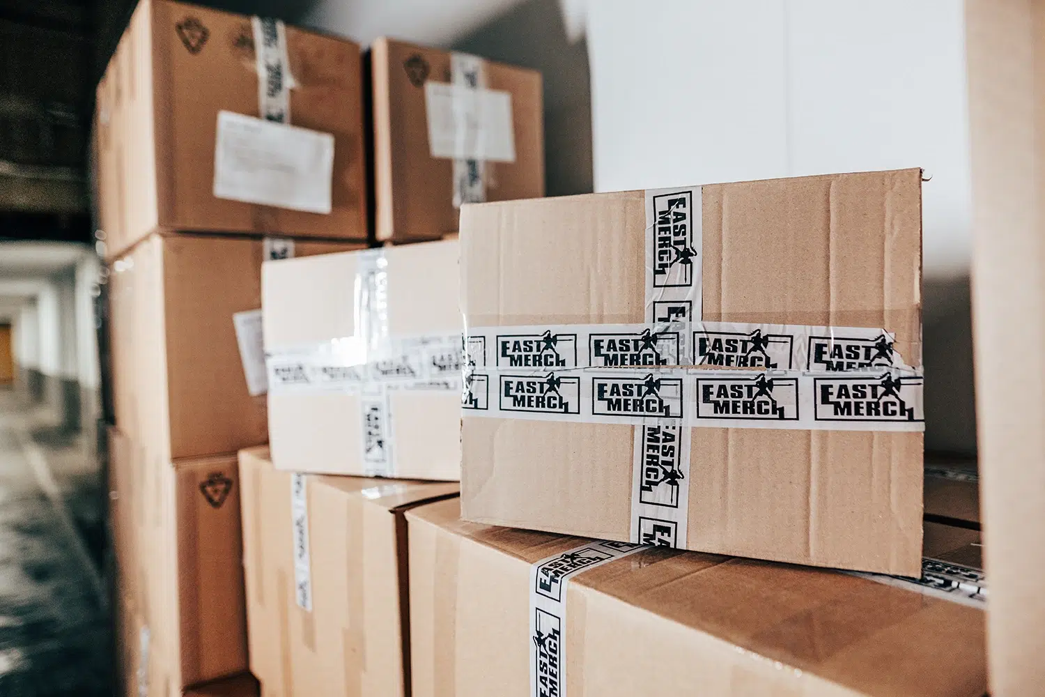 Verpackte Klamotten