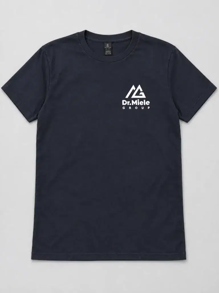 Dr. Miele Stadtilm – T-Shirt mit Firmenlogo von East Merch